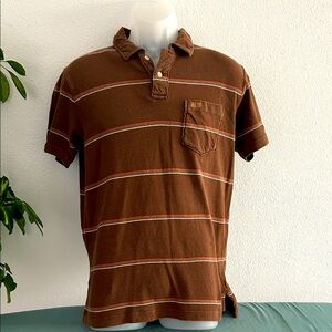 Abercrombie & Fitch Brown Polo Shirt Mens
